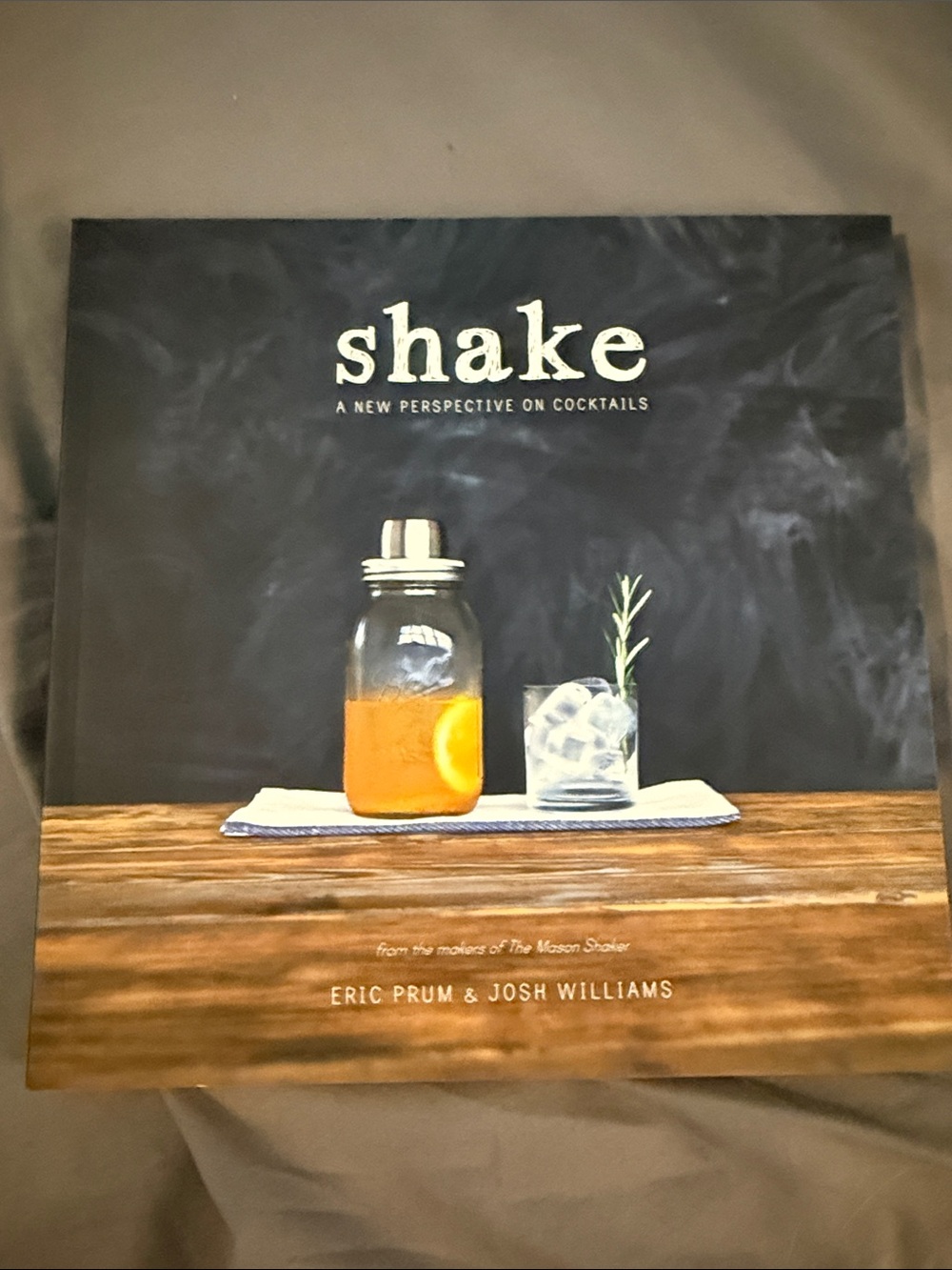 Shake A New Perspective on Cocktails Coffee Table Book - Black